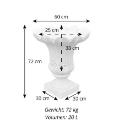 Gartendekoparadies Jardinières-Grande fleur comme vase à plantes