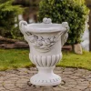Gartendekoparadies Jardinières-Grande jardinière à motif de roses