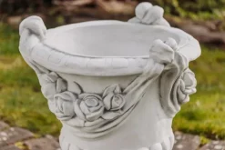 Gartendekoparadies Jardinières-Grande jardinière à motif de roses