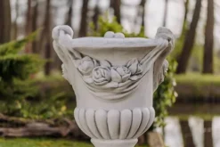 Gartendekoparadies Jardinières-Grande jardinière à motif de roses