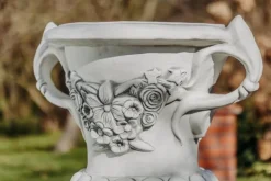 Gartendekoparadies Jardinières-Grande jardinière à motif floral