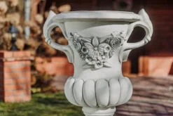 Gartendekoparadies Jardinières-Grande jardinière à motif floral