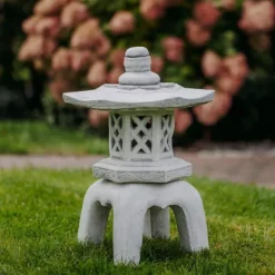 Gartendekoparadies Lanternes En Pierre-Grande lampe de jardin Yukimi