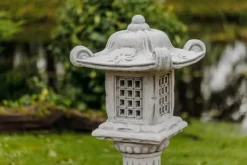 Gartendekoparadies Lanternes En Pierre-Grande lampe en pierre Tachi-gata