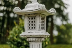 Gartendekoparadies Lanternes En Pierre-Grande lampe en pierre Tachi-gata