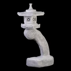Gartendekoparadies Lanternes En Pierre-Grande lampe japonaise en pierre Rankei