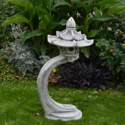 Gartendekoparadies Lanternes En Pierre-Grande Lanterne Japonaise En Pierre De Rankei