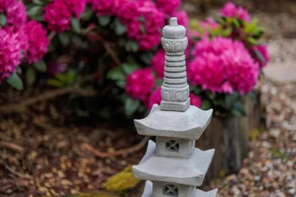 Gartendekoparadies Lanternes En Pierre-Grande pagode japonaise en pierre