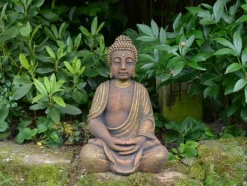 Gartendekoparadies Bouddhas-Grande statue de Bouddha aux coloris exclusifs