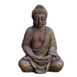 Gartendekoparadies Bouddhas-Grande statue de Bouddha aux coloris exclusifs