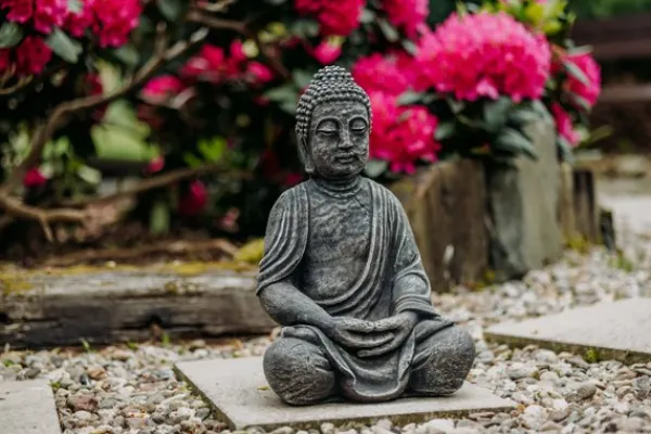 Gartendekoparadies Bouddhas-Grande statue de Bouddha de style antique