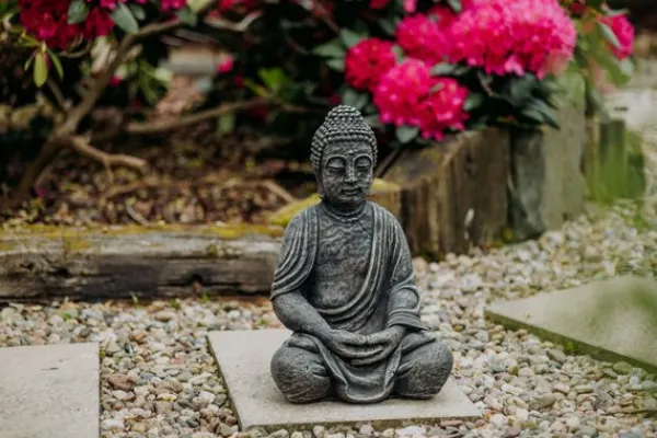 Gartendekoparadies Bouddhas-Grande statue de Bouddha de style antique