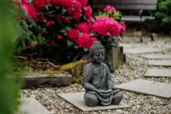 Gartendekoparadies Bouddhas-Grande statue de Bouddha de style antique