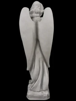 Gartendekoparadies Enfants & Anges-Grande statue d'ange sur une base stable