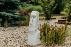 Gartendekoparadies Figures & Statues-Grande statue en pierre moaï rappelant l'île de Pâques