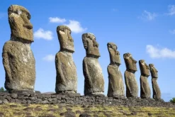 Gartendekoparadies Figures & Statues-Grande statue en pierre moaï rappelant l'île de Pâques