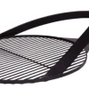 Gartendekoparadies Bols À Feu & Poêles De Jardin-Grille acier naturel 60cm avec poignée pour le foyer «BANDITO» et «MONTANA X»