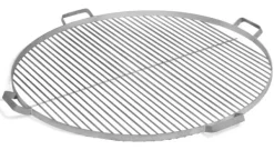 Gartendekoparadies Bols À Feu & Poêles De Jardin-Grille de cuisson en acier inox 60 cm avec 4 poignées à poser sur brasero