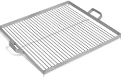 Gartendekoparadies Bols À Feu & Poêles De Jardin-Grille de cuisson en acier inox 44x44 cm pour braséro 60 cm