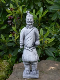 Gartendekoparadies Figures & Statues-Guerrier Chinois en Terre Cuite - Motif I