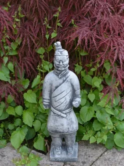 Gartendekoparadies Figures & Statues-Guerrier Chinois en Terre Cuite - Motif I