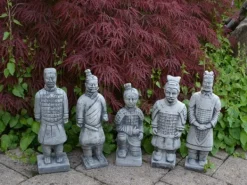 Gartendekoparadies Figures & Statues-Guerrier Chinois en Terre Cuite - Motif I