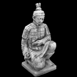 Gartendekoparadies Figures & Statues-Guerrier chinois en terre cuite