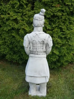 Gartendekoparadies Figures & Statues-Guerrier chinois en terre cuite