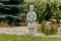 Gartendekoparadies Figures & Statues-Guerrier chinois en terre cuite en uniforme de général