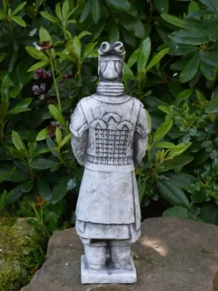 Gartendekoparadies Figures & Statues-Guerrier Chinois en Terre Cuite - Motif II