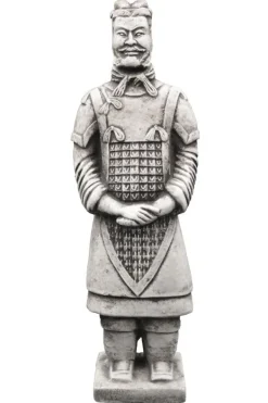 Gartendekoparadies Figures & Statues-Guerrier Chinois en Terre Cuite - Motif II