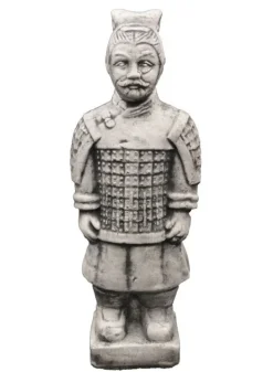 Gartendekoparadies Figures & Statues-Guerrier debout en terre cuite