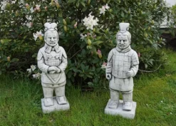 Gartendekoparadies Figures & Statues-Guerrier moyen en terre cuite