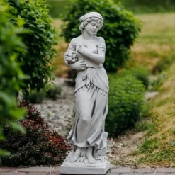 Gartendekoparadies Figures & Statues-Hiver – Sculpture des Saisons