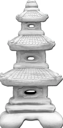 Gartendekoparadies Lanternes En Pierre-Immense pagode japonaise en pierre