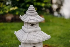 Gartendekoparadies Lanternes En Pierre-Immense pagode japonaise en pierre