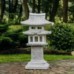 Gartendekoparadies Lanternes En Pierre-Immense salon de thé japonais