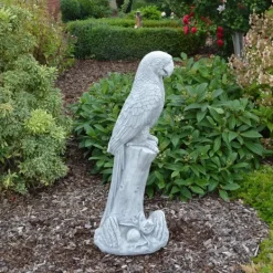 Gartendekoparadies Animaux-Immense sculpture de perroquet