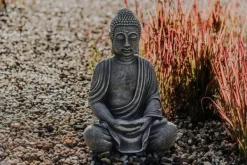 Gartendekoparadies Bouddhas-Immense statue de Bouddha de style antique