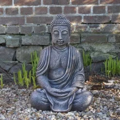 Gartendekoparadies Bouddhas-Immense statue de Bouddha de style antique