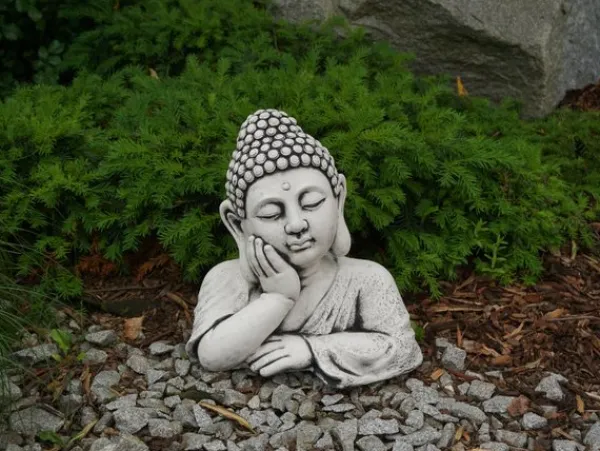 Gartendekoparadies Bouddhas-Imposant buste de bouddha