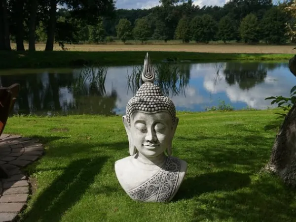 Gartendekoparadies Bouddhas-Imposant buste de bouddha