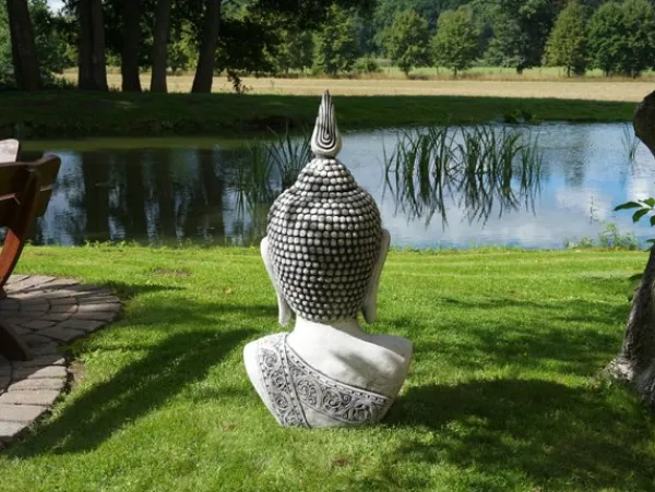 Gartendekoparadies Bouddhas-Imposant buste de bouddha