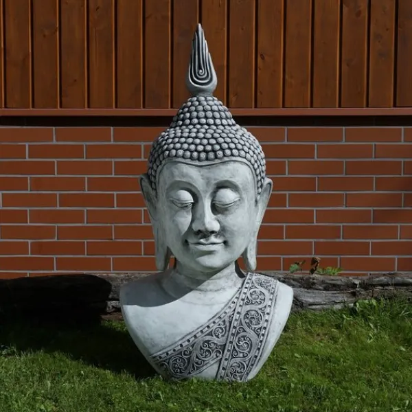 Gartendekoparadies Bouddhas-Imposant buste de bouddha