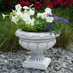 Gartendekoparadies Jardinières-Imposant vase en pierre