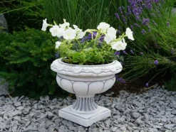 Gartendekoparadies Jardinières-Imposant vase en pierre