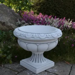 Gartendekoparadies Jardinières-Imposant vase en pierre