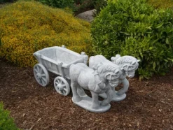 Gartendekoparadies Jardinières-Impressionnante équipe de chevaux