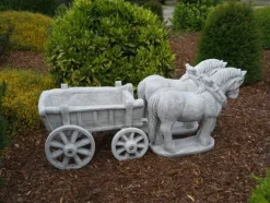 Gartendekoparadies Jardinières-Impressionnante équipe de chevaux