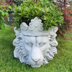 Gartendekoparadies Jardinières-Jardinière à motif de lion